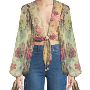 Zimmermann Melody Tie Front Top